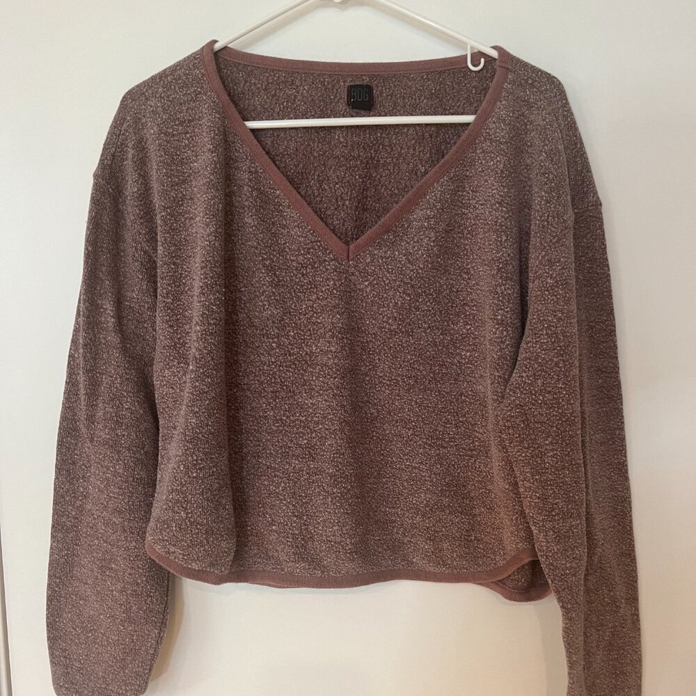 Urban Outfitters BDG Foster Brushed Notch Neck Top - size S/P